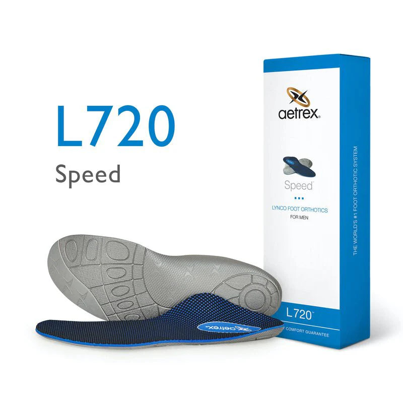 Aetrex L720 - מדרס ריצה לגברים עם תמיכה בקשת ובעקב