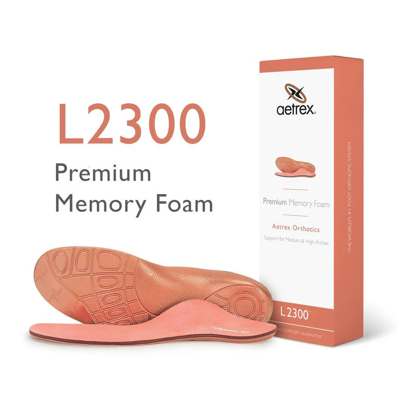 Aetrex L2300 - מדרס Premium Memory Foam לנשים